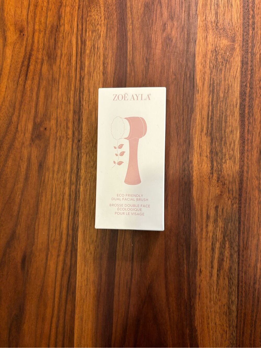 Zoe Ayla Eco Friendly Dual-Sided Facial Cleansing Brush